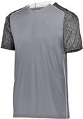 High Five Adult Youth Hawthorn Soccer Jersey GRAPHITE/BLACK PRINT/WHITE Primary