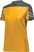High Five Ladies Anfield Soccer Jersey 322952 ATHLETIC GOLD/BLACK/WHITE Primary