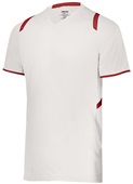  Adult/ Youth Millennium 2-Color Soccer Jersey WHITE/SCARLET Primary