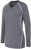 High 5 Womens Girls Long Sleeve Solid Volleyball Jersey