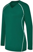 High 5 Womens Girls Long Sleeve Solid Volleyball Jersey
