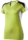 High Five Womens Girls Atomic Volleyball V-Neck Jerseys LIME/BLACK/WHITE Primary