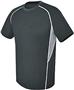 High Five Adult Youth Evolution Short Sleeve Jerseys BLACK/GRAPHITE/WHITE Primary
