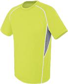 High Five Adult Youth Evolution Short Sleeve Jerseys LIME/GRAPHITE/WHITE Primary