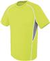 High Five Adult Youth Evolution Short Sleeve Jerseys LIME/GRAPHITE/WHITE Primary