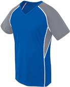 Women Girls Short Sleeve V-Neck Softball Sports Jersey