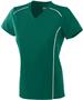 Augusta Ladies Girls Winning Streak Jersey DARK GREEN/WHITE Primary