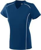Augusta Ladies Girls Winning Streak Jersey NAVY/WHITE Primary