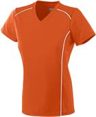 Augusta Ladies Girls Winning Streak Jersey ORANGE/WHITE Primary
