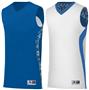 Augusta Men Youth Hook Shot Reversible Basketball Jersey Outside: ROYAL/ROYAL DIGI, Inside: WHITE/ROYAL Primary