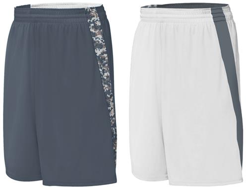Adult 9" & Youth 7" - 8"  Reversible Basketball/Soccer Shorts (No Pockets)