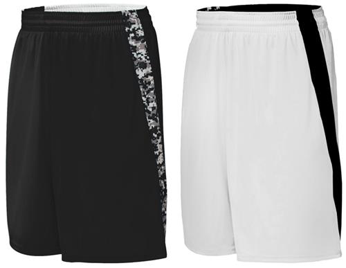Adult 9" & Youth 7" - 8"  Reversible Basketball/Soccer Shorts (No Pockets)