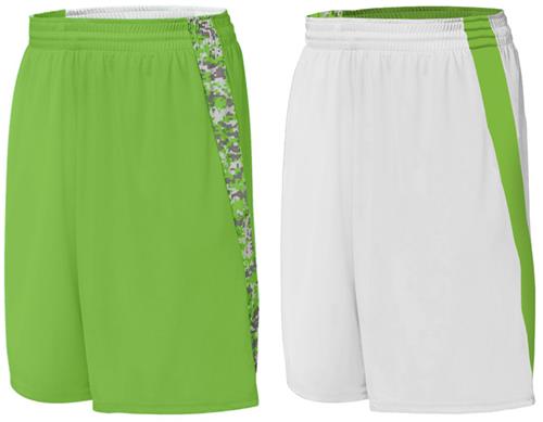 Adult 9" & Youth 7" - 8"  Reversible Basketball/Soccer Shorts (No Pockets)