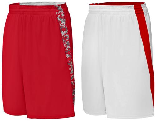 Adult 9" & Youth 7" - 8"  Reversible Basketball/Soccer Shorts (No Pockets)