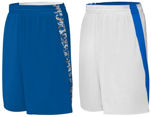 Adult 9" & Youth 7" - 8"  Reversible Basketball/Soccer Shorts (No Pockets)