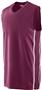 Adult Youth Sleeveless Basketball Game Jersey MAROON/WHITE Primary