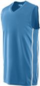Adult Youth Sleeveless Basketball Game Jersey COLUMBIA BLUE/WHITE Primary