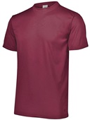 Adult Youth Wicking Tagless Cooling T-Shirt MAROON Primary