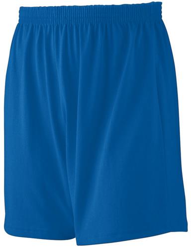  Adult Youth 6" Graded Inseam, Elastic waistband Knit Shorts (No Pockets)