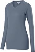 Augusta Womens Girls Assist Volleyball Jersey GRAPHITE Primary