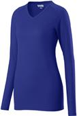Augusta Womens Girls Assist Volleyball Jersey PURPLE Primary