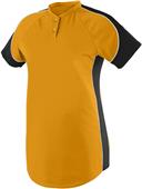 Womens 2-Button, 2-Color Softball Jerseys