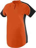 Womens 2-Button, 2-Color Softball Jerseys
