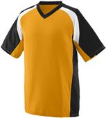 Augusta Sportswear Adult Youth Nitro Athletic Jersey GOLD/BLACK/WHITE Primary