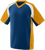Augusta Sportswear Adult Youth Nitro Athletic Jersey NAVY/GOLD/WHITE Primary