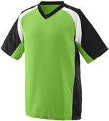 Augusta Sportswear Adult Youth Nitro Athletic Jersey LIME/BLACK/WHITE Primary