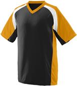 Augusta Sportswear Adult Youth Nitro Athletic Jersey BLACK/GOLD/WHITE Primary