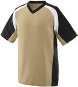 Augusta Sportswear Adult Youth Nitro Athletic Jersey VEGAS GOLD/BLACK/WHITE Primary