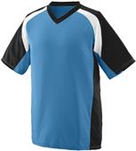 Augusta Sportswear Adult Youth Nitro Athletic Jersey COLUMBIA BLUE/BLACK/WHITE Primary