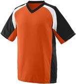 Augusta Sportswear Adult Youth Nitro Athletic Jersey ORANGE/BLACK/WHITE Primary