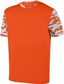 Augusta Men Youth Pop Fly 2-Button Baseball Jersey