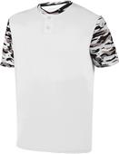 Augusta Men Youth Pop Fly 2-Button Baseball Jersey