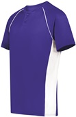 Adult/Youth 2-Color 2-Button, Longer Length Baseball Jersey
