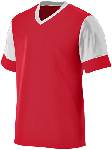 Augusta Lightning V-Neck Baseball Jersey Adult Youth. Decorated in seven days or less.