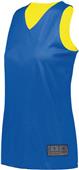 Augusta Ladies Tricot Mesh Reversible 2.0 Jersey 163 Outside: ROYAL, Inside: GOLD Primary