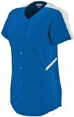 Augusta Womens Closer Button-Up Softball Jersey 1654