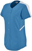 Augusta Womens Closer Button-Up Softball Jersey 1654