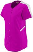 Augusta Womens Closer Button-Up Softball Jersey 1654