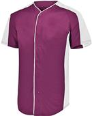 Augusta Adult/Youth Full-Button Baseball Jersey