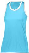 Ladies Girls Crosse Lacrosse Jersey AQUA/WHITE Primary