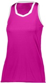 Ladies Girls Crosse Lacrosse Jersey POWER PINK/WHITE Primary