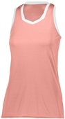 Ladies Girls Crosse Lacrosse Jersey CORAL/WHITE Primary