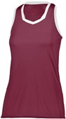 Ladies Girls Crosse Lacrosse Jersey MAROON/WHITE Primary