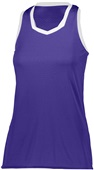Ladies Girls Crosse Lacrosse Jersey PURPLE/WHITE Primary