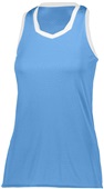 Ladies Girls Crosse Lacrosse Jersey COLUMBIA BLUE/WHITE Primary