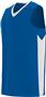  Adult Youth 2-Color Sleeveless Basketball Jersey ROYAL/WHITE Primary